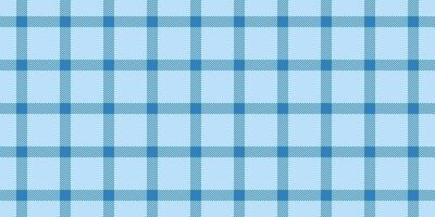 Masculine pattern textile, punk plaid check background. November tartan fabric seamless texture in light and cyan colors. vector