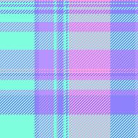 Sample tartan fabric check, throw background textile. Ireland plaid pattern seamless texture in indigo and teal colors. vector