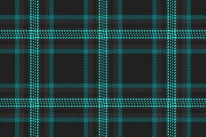 Attire seamless textile plaid, line pattern texture tartan. Silky fabric check background in black and grey colors. vector
