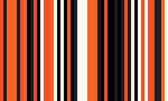 Vibrant vertical stripes in orange, black, and white. A bold, graphic pattern perfect for backgrounds, textiles, or web design. Clean lines and high contrast create a striking visual impact. vector