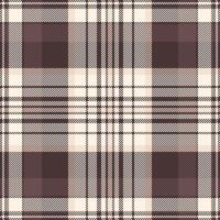 Elegant neutral plaid pattern in beige and brown tones. Perfect for textile design, website backgrounds, or autumnal projects. Seamless repeat for versatile use. vector