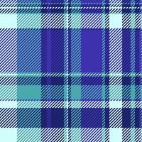 Refresh pattern background fabric, sale texture seamless textile. Geometry plaid check tartan in blue and cyan colors. vector