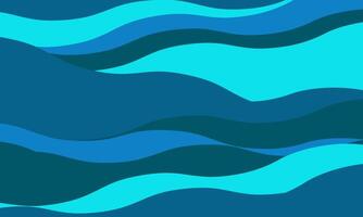 Abstract ocean wave pattern in calming blue tones. Perfect for website backgrounds, mobile app design, or print projects needing a tranquil and modern aesthetic. Versatile and visually appealing. vector
