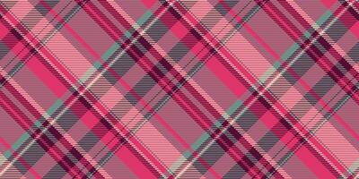 Structure seamless tartan, endless check pattern background. Geometric fabric textile texture plaid in red and pastel colors. vector