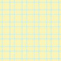 Delightful pastel yellow and light blue plaid pattern. Perfect for backgrounds, textiles, scrapbooking, and websites. Creates a cheerful and gentle mood. vector