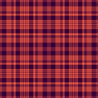 Variety plaid check textile, delicate seamless fabric. Thin background texture pattern tartan in red and pink colors. vector