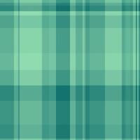 Lovely seamless pattern plaid, graphical check textile. Diamond tartan fabric background texture in teal and mint colors. vector