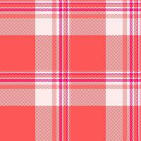 Checkered texture check, diamond fabric tartan pattern. Merry christmas background plaid textile seamless in red and linen colors. vector