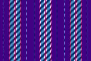 Canjabi seamless vertical textile, screen fabric lines . Atructure background texture stripe pattern in violet and teal colors. vector