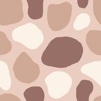 Beige Spotted Seamless Pattern vector