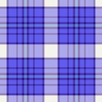 Perfect pattern tartan , graphical background plaid textile. Folded seamless check fabric texture in indigo and light colors. vector