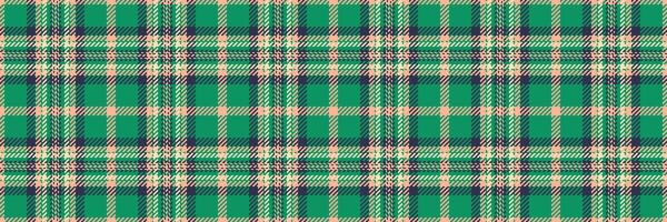 Proud check texture tartan, canvas seamless pattern . Upscale background fabric textile plaid in mint and orange colors. vector