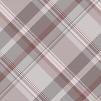 Ornament plaid pattern texture, empty fabric seamless. 2024 check tartan background textile in pastel and white colors. vector