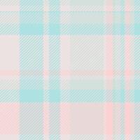 Soft pastel plaid pattern in pink and blue hues. Ideal for backgrounds, textile designs, and feminine branding. Subtle diagonal stripes create a stylish, modern feel. vector