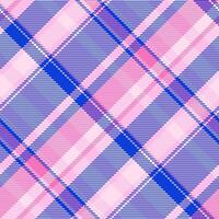 Vibrant pink and blue diagonal striped pattern. Perfect for modern textiles, website backgrounds, or fashion designs. This dynamic geometric design offers a bold and stylish aesthetic. vector