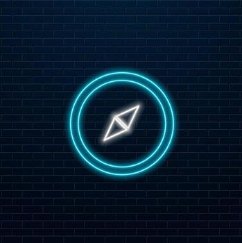 Isometric navigation concept. Geolocation and GPS. Big pin on map. Home delivery and package tracking. Poster or banner for website. Modern technologies and digital world. Neon illustration vector