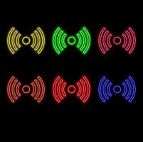 Wifi signal, connection and network symbol. Wireless internet concept. Polygonal icon for business. Isolated ilustration. vector