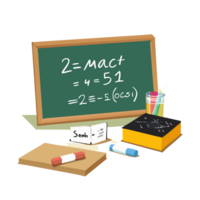 Mathematics problem solving classroom educational content academic environment overhead view learning concepts png