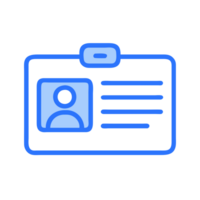 Creating a professional id badge office environment graphic design modern workspace digital identity concept png