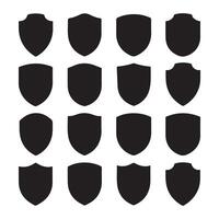 Shield icon set . vector