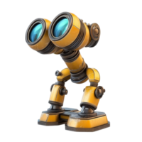 Robot with Large Binoculars png