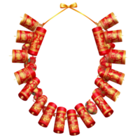 Chinese New Year Lanterns on Transparent Background png