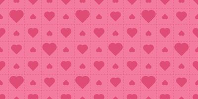 adorable heart shapes pattern seamless backgrounds vector