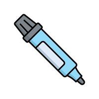 Retro Marker Line Icons Perfect for Creative Presentations vector