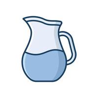 Clean and Elegant Water Pitchers Ideal for Wellness Concepts vector