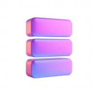 A modern, abstract design featuring colorful, stacked rectangular shapes. png