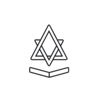Geometric symbol representing balance and harmony in design and art. png