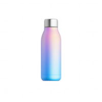 Stylish insulated water bottle with a beautiful gradient color finish. png