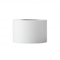 Blank white label roll for printing, ideal for various labeling projects and organization. png