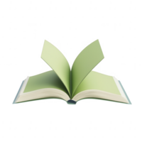 An open book with blank pages, perfect for projects and creative design. png