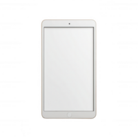 Modern tablet device with a sleek design and empty screen ready for content. png