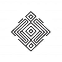 Unique abstract geometric pattern designed for creative projects and digital art. png