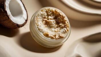 Eco-conscious skincare made from pure, natural ingredients, promoting sustainability and gentle self-care practices photo