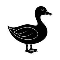 Download High-Quality Duck Silhouette Image - Isolated Graphics for Your Creative Projects vector