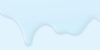 Minimalist abstract water drop on light blue background graphic illustration. vector