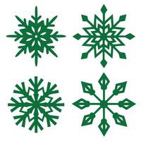 Snowflake Art Templates vector