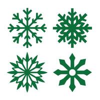 Artistic Snowflake Illustrations vector