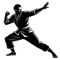 Dynamic Martial Shapes vector