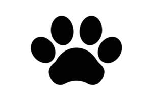 Feline Paw Shadow Art vector