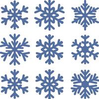 Frosty Snowflake Art vector