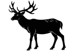 Deer Silhouette Art vector