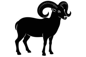 Nature Sheep Outlines vector