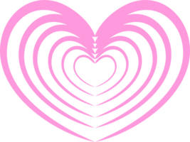 Pink heart chocolate frame for valentine png