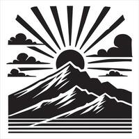 Suns Warmth Touching the Oceans Heart vector