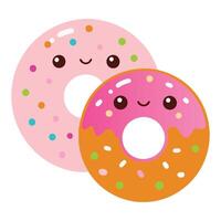 Whimsical Doughnut with Sprinkles Creative Design vector