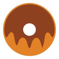 Irresistible Doughnut with Sprinkles Artistic Design vector